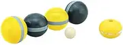 Sun Lucky Soft Lawn Bowls Set RS-S: 4.7 x 4.3 inches (12 x 11 cm), 4 Bowls, 1 Jack Bowl, Adult, Teen, Child, Unisex, Manual, Hand-Powered, No Batteries Required