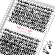 280 Pcs Individual Lashes 30+40-C-9-16mix Cluster Lashes 10D 20D C D Curl Wispy Lashes Bottom Lashes DIY Lashes At Home?30+40-C-9-16mix?