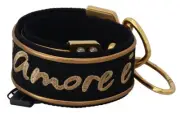 Dolce & Gabbana Elegant Gold Black Shoulder Bag Strap - RRP 1495.8 USD
