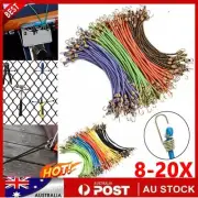 25cm Multicolor Bungee Cord Octopus Strap Elastic Tie Down Hooks Heavy Duty - 8^