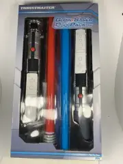 New Thrustmaster 4660307 Glow Saber Duo Pack Nintendo Wii Complete Blue And Red