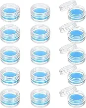 uxcell 15PCS Diamond Art Painting Glue Clay Wax 5D Round DIY Diamond Art Refills Glue with Storage Box for Diamond Art Embroidery Mud Supplies Accessories Painting Tool (23mm/0.9", Blue)