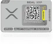 Ballet Real XRP - Physical Cryptocurrency Wallet with Multicurrency Support, The Easiest Crypto Cold Storage Wallet (1 Single)