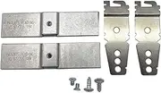 Granite Grabbers Complete Kit For Mounting Dishwasher To Granite, 2 Pack Granite Grabbers Dishwasher Mounting Brackets And 2 Pack Undercounter Dishwasher Bracket 8269145, WP8269145