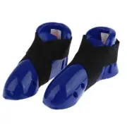 Foam Pad Kids Child Karate Sparring Feet Footgear blue and