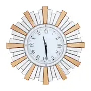 Sparkly Starburst Big Time Wall Clock Wall Decor Modern Silent Non-Ticking Clock