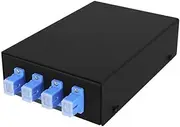 4 Port U/A Fiber Patch Panel Desktop Pigtail Optical Fiber Terminal Box with SC FC LC Pigtail(LC UPC)