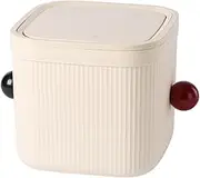 YWJLQH Desktop Trash Can Garbage Can Space Saving Small Trash Can Wastebasket for Dorm