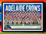 Framed 2023 ADELAIDE CROWS AFL Poster - 45cm x 32cm x 3cm