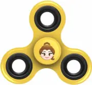 FOCO Disney Princess Diztracto Spinnerz Three Way Set-Belle Spinner Toy, Yellow,