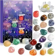 2023 Advent Calendar, Crystal Advent Calendar, 24 Days Gift Box Calendar for Party Favors for Home Desk Decor Gift (A)