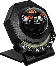 YARNOW Portable Car Compass Ball Dashboard Navigation Tool for Vehicles Boats Durable Material Reliable Direction Guide for Outdoor Off Road Use