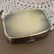Pill Box Case Holder Metal Decorative Organizer Small Pocket Purse Travel Gift