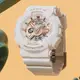 CASIO 卡西歐 BABY-G 玫瑰金設計休閒運動雙顯錶-白(BA-110XRG-7A)/43.4mm