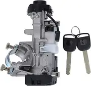 Zohisin Auto Trans Ignition Switch Cylinder Lock with 2 Keys 48 Chip Ideal for CRV Replacement Ignition Switch Assembly for Multiple
