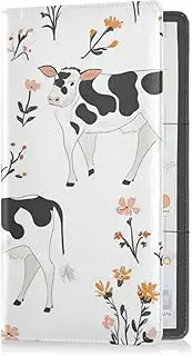 [Caihoyu] Pu Leather Registration and Insurance Card Holder Men Women Essential Car Wallet Case for Driver Auto Owners Trailer Motorcycle Boat Aesthetic Cow White