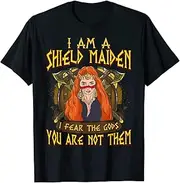 [keoStore] Norse Honor Valkyrie I Am A Shield Maiden Viking T-Shirt ds1016 T-Shirt