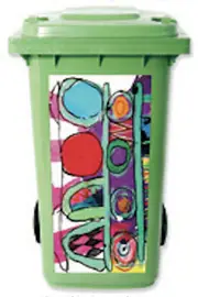 Wheelie Bins Stickers 240 L--Jester