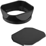 Metal Lens Hood with cap for Fuji XF33mm F1.4 R LM WR Lens Replaces LH-XF23 II