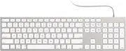 All-Aluminum Wired Keyboard for Apple Mac OS, Plug-N-Play, Cable Connection D...