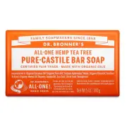 Dr. Bronner's All-one Hemp Pure-Castile Bar Soap - Tea Tree 140g