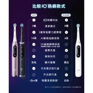 【Oral-B】iO9 微震科技電動牙刷/微磁電動牙刷-香檳紫
