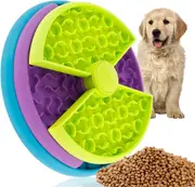 Dog Slow Feeder, Interactive Dog Puzzle Game Toy, 3 Layers Slow Feeder Dog Bowls, Reusable Puzzle Puppy Feeder, Dog Slow Eating Bowl Prevent Gulping and Overeating for Medium Large Dogs