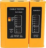 jingfei Network Cable Tester Test Tool RJ45 RJ11 RJ12 CAT5 CAT6 UTP USB LAN Wire Ethernet Cable Tester(Battery Not Included)