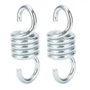 2Pcs 7mm Heavy Duty Hammock Spring Hooks Extension Spring For Swing Chair UO