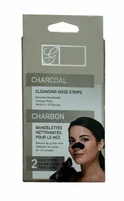 4-Pack CHARCOAL Cleansing Nose Strips for Pores Blackheads by Global Beauty Care