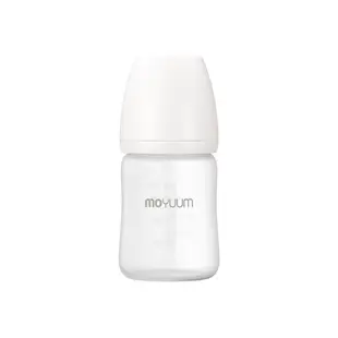 MOYUUM 韓國 寬口矽膠玻璃奶瓶150ml (0m+)