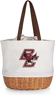 Picnic TIME NCAA Coronado Canvas and Willow Basket Tote