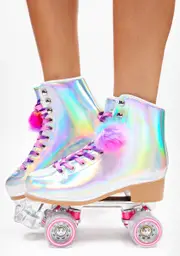 Icy Hit The Rink Quad Roller Skates