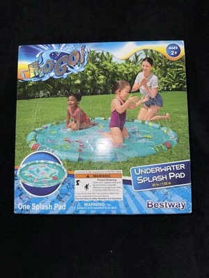 Bestway H2O Go Underwater Splash Pad with Fountain Effect 65in Ages 2+ NEW