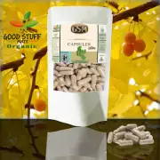 Ginkgo Biloba Capsules ORGANIC Extract Vegan NO FILLERS 500mg Pure 50 100 200