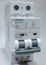 SIEMENS DC Miniature Circuit Breaker MCB 2P 5SY5220-7CC DC 20A