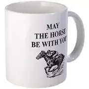 11oz mug thoroughbred horse racing