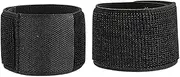 Soccer Ankle Straps - Youth Shin Pad Straps, Kids Shin Guard Fasteners | 1 Pair Adjustable Shin Fixed Compression Straps, Football Protective Gear, Anti Slip Sports Accessories for Men, Women & Youth