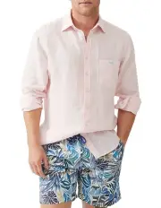 [Rodd & Gunn] Coromandel 2 Long Sleeve Shirt in Rosewater