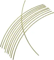 ERINGOGO Replacement Guitar Fret Wires 10pcs 200mm Brass for Folk Electric Guitar
