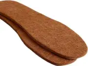 Soft Alpaca Wool Felt Winter Warm Shoe Boot Insoles - Natural Wool Felt Insert f