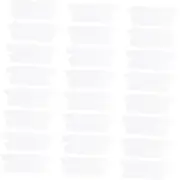 TEHAUX File Folder Tabs 50pcs Hanging Storage Tabs Office Supplies Document Organizers File Folder Label Inserts
