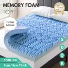 Cooling Gel-infused Memory Foam Mattress Topper Underlay All Size 5/8CM Pad AU