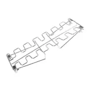 BBQ Chicken Leg Wing Grill Rack 14 Slots Chicken Leg Roaster Stainless Steel
