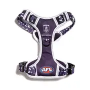 AFL Fremantle Dockers Pet Dog Padded Harness Adjustable Vest L