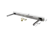 24" Heavy Duty Floating Shelf Bracket- Invisible Shelf Support - Made in the USA