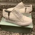 Women's Hidden Wedge Sneakers Fashion Side Zipper Platform Wedge Booties Shoes