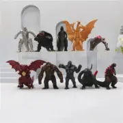 Godzilla King Kong Ghidorah Mechagodzilla Skullcrawler Gamera 10 Monster Figures