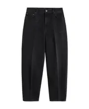 faded-effect tapered-leg jeans 29 Black