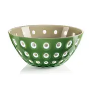 Guzzini Le Murrine Plastic 25cm Serving Bowl Food/Salad Container Green/Biege